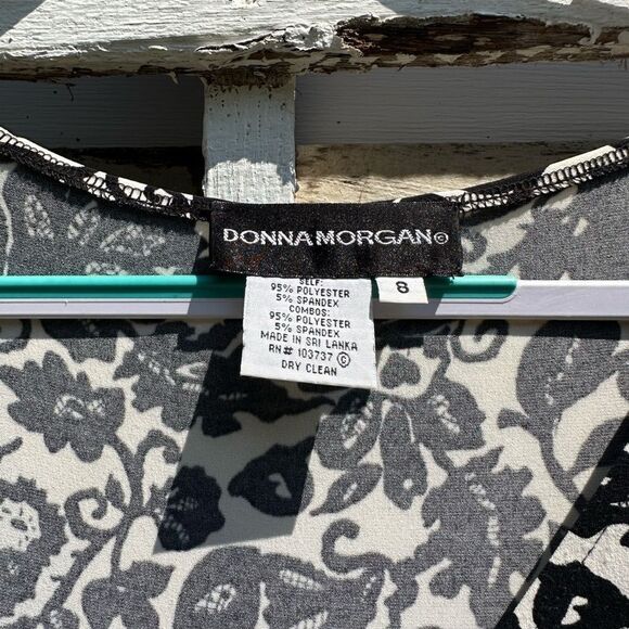 Donna Morgan Faux Wrap Dress - Picture 3 of 7